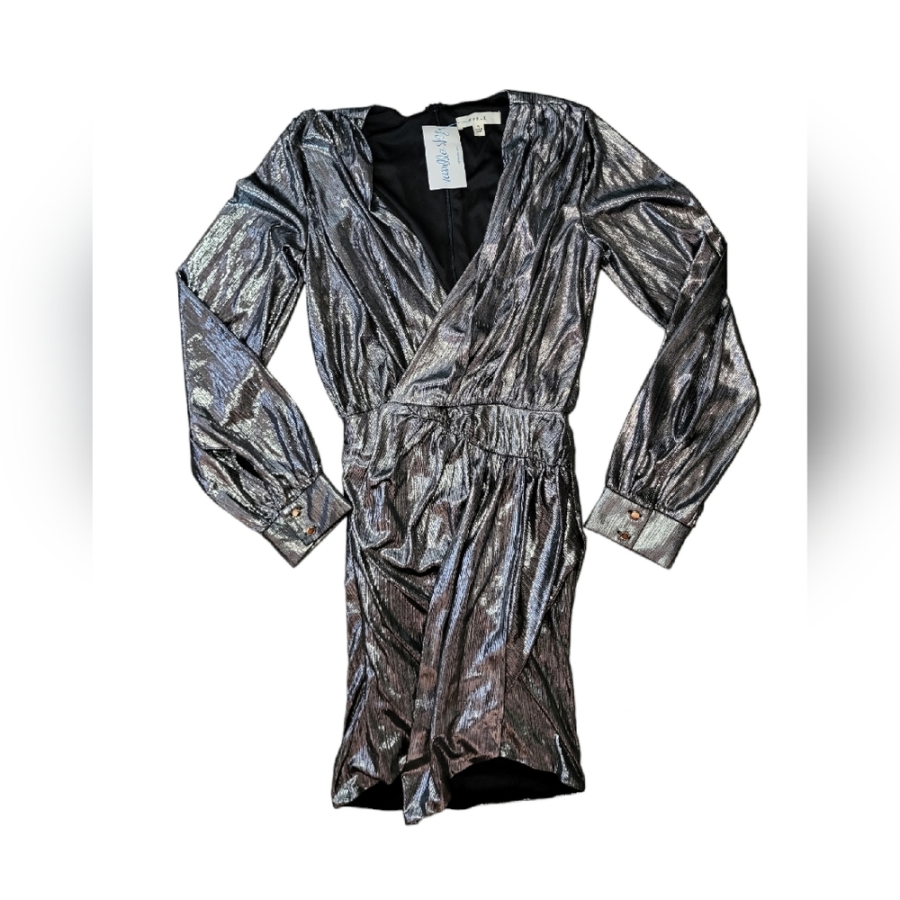 Mable faux wrap dress